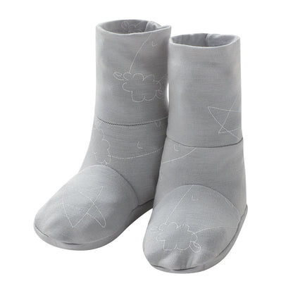 Baabaasheepz Cap Bib Booties Cute Big Star & Head Grey