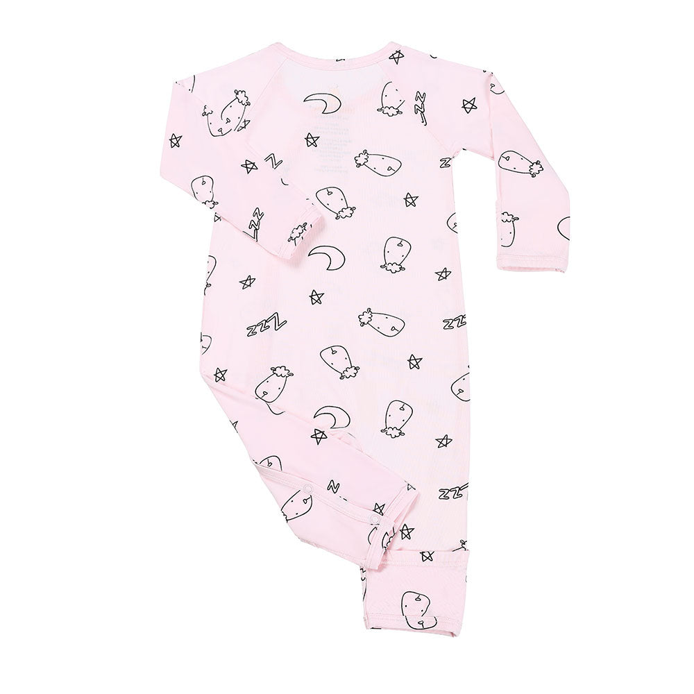 Baabaasheepz Romper Side Snap Sweet Dreams Baa Baa / Romper Anak