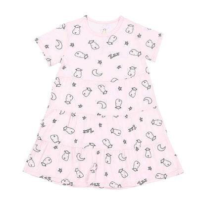 Baabaasheepz Tiered Dress Sweet Dreams Baa Baa / Dress Anak