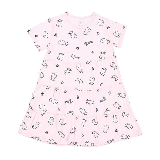 Baabaasheepz Tiered Dress Sweet Dreams Baa Baa / Dress Anak