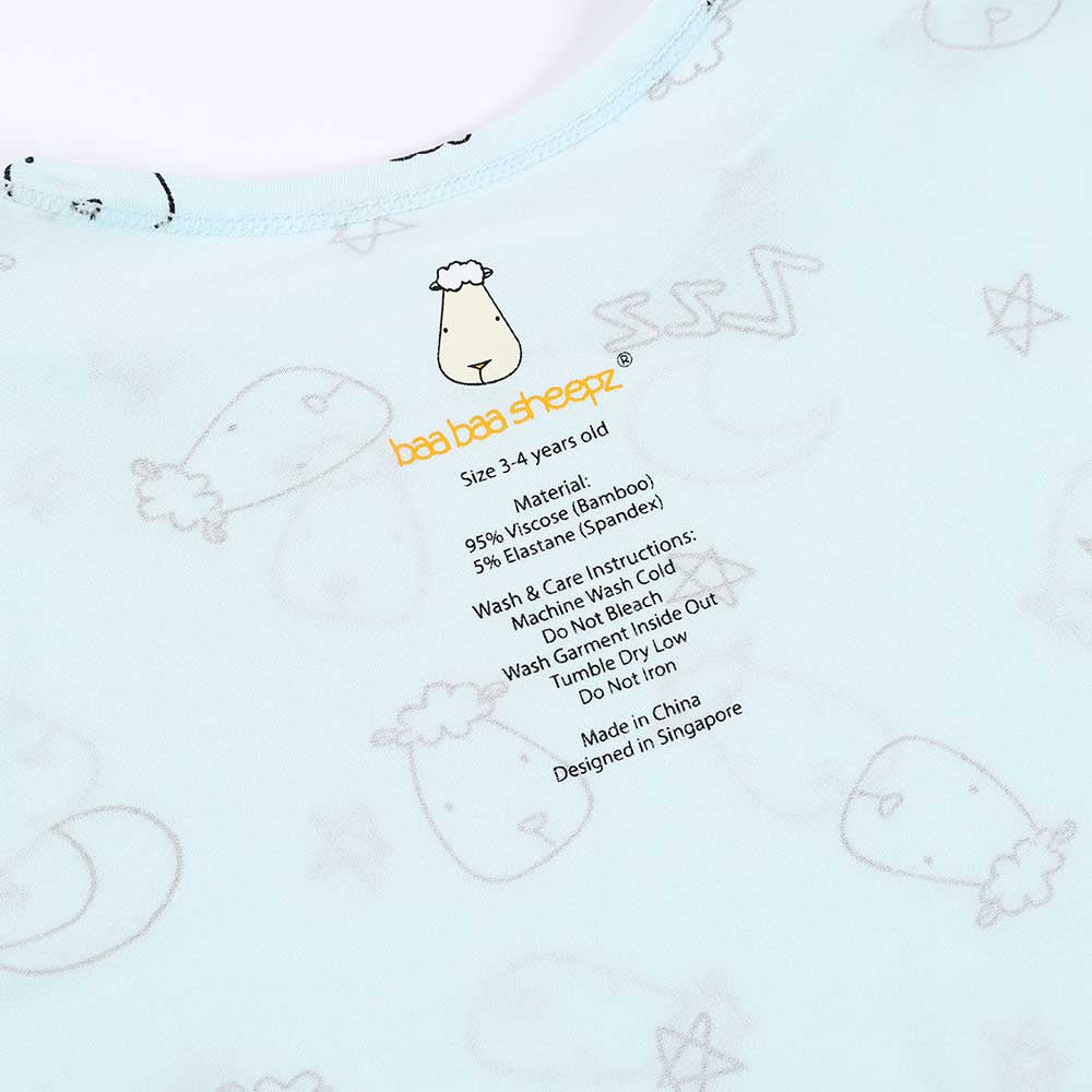 Baabaasheepz Tiered Dress Sweet Dreams Baa Baa / Dress Anak