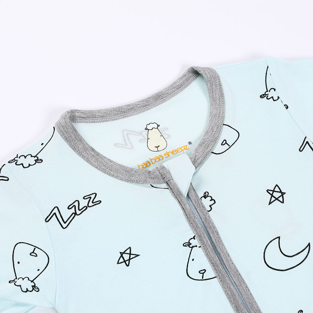 Baabaasheepz Romper Zip Sweet Dreams Baa Baa / Romper Zipper Anak