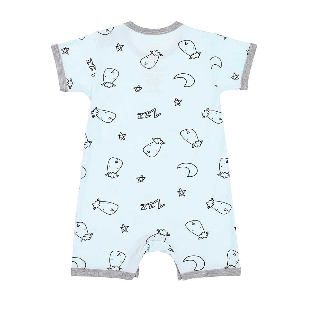 Baabaasheepz Romper Short Sleeve Sweet Dreams Baa Baa / Romper Pendek