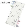 Baabaasheepz Buddy Case Cute Big Star & Sheepz White / Sarung Bantal - SMALL 13X30CM