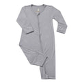 Baabaasheepz Romper Zip Cute Big Star & Head Grey / Romper Resleting - 0-6 BULAN