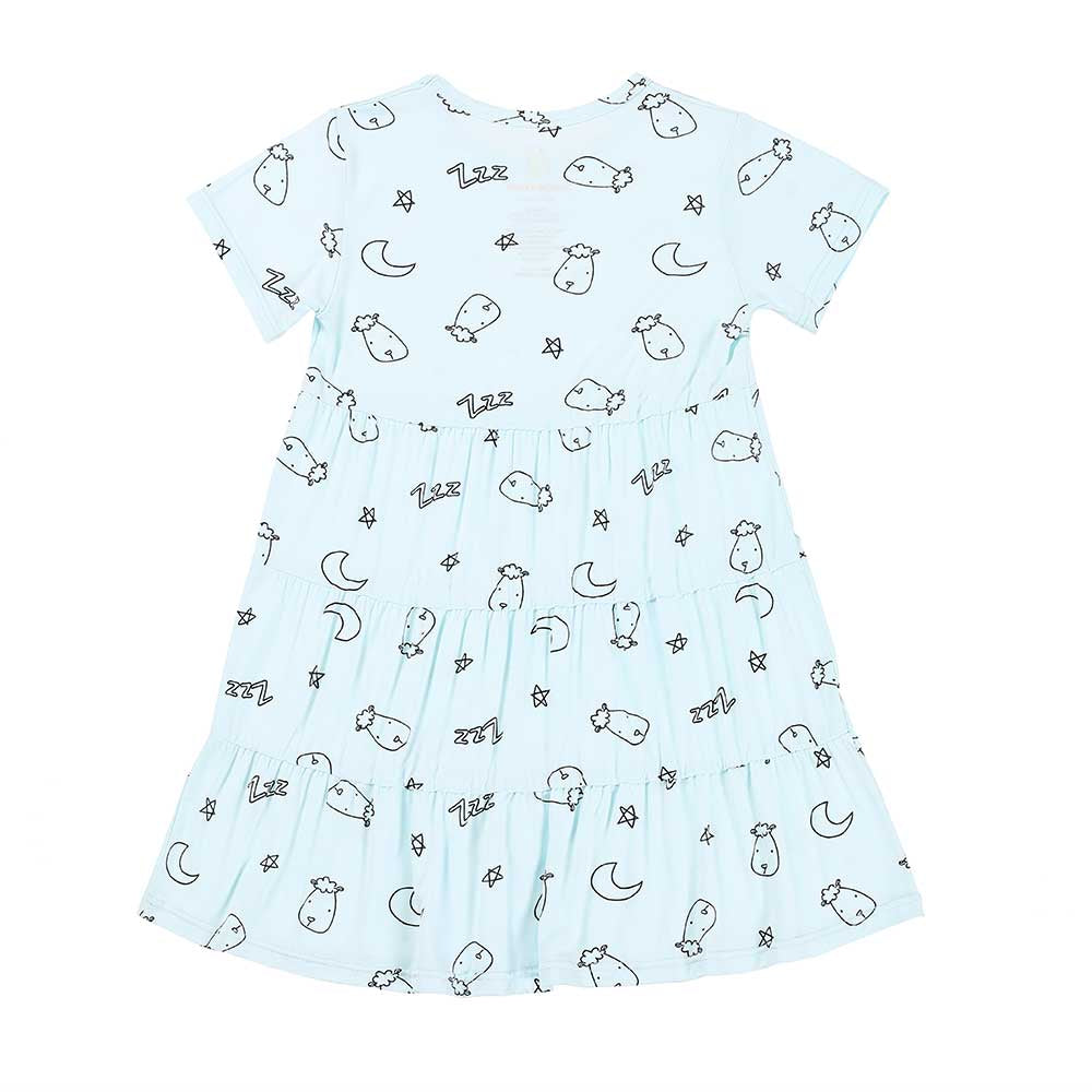 Baabaasheepz Tiered Dress Sweet Dreams Baa Baa / Dress Anak