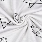 Baabaasheepz Tiered Dress Cute Big Star & Sheepz White / Dress Anak - 3-4 tahun