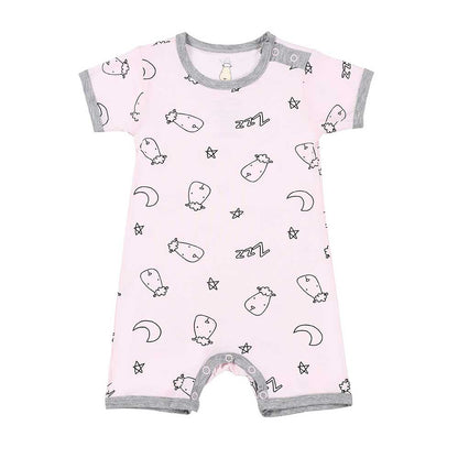 Baabaasheepz Romper Short Sleeve Sweet Dreams Baa Baa / Romper Pendek