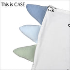 Baabaasheepz Buddy Case Cute Big Star & Sheepz White / Sarung Bantal - SMALL 13X30CM