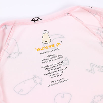 Baabaasheepz Romper Side Snap Sweet Dreams Baa Baa / Romper Anak