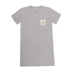 Baabaasheepz Women Dress Cute Big Star & Head Grey / Dress Dewasa