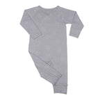Baabaasheepz Romper Side Snap Cute Big Star Head Grey / Romper Kancing - 0-6 BULAN