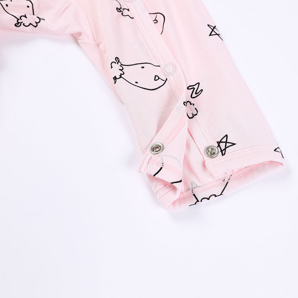 Baabaasheepz Romper Side Snap Sweet Dreams Baa Baa / Romper Anak