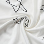 Baabaasheepz Romper Zip Cute Big Star & Sheepz White / Romper Zipper - 0-6 BULAN