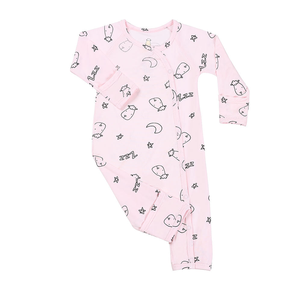 Baabaasheepz Romper Side Snap Sweet Dreams Baa Baa / Romper Anak