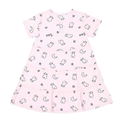 Baabaasheepz Tiered Dress Sweet Dreams Baa Baa / Dress Anak