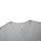Baabaasheepz Women Dress Cute Big Star & Head Grey / Dress Dewasa