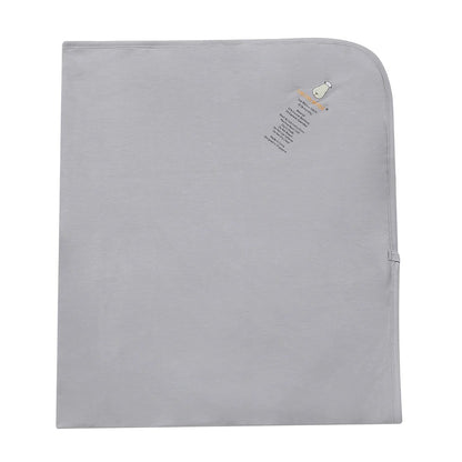 Baabaasheepz Double Layer Blanket Cute Big Star & Head Grey