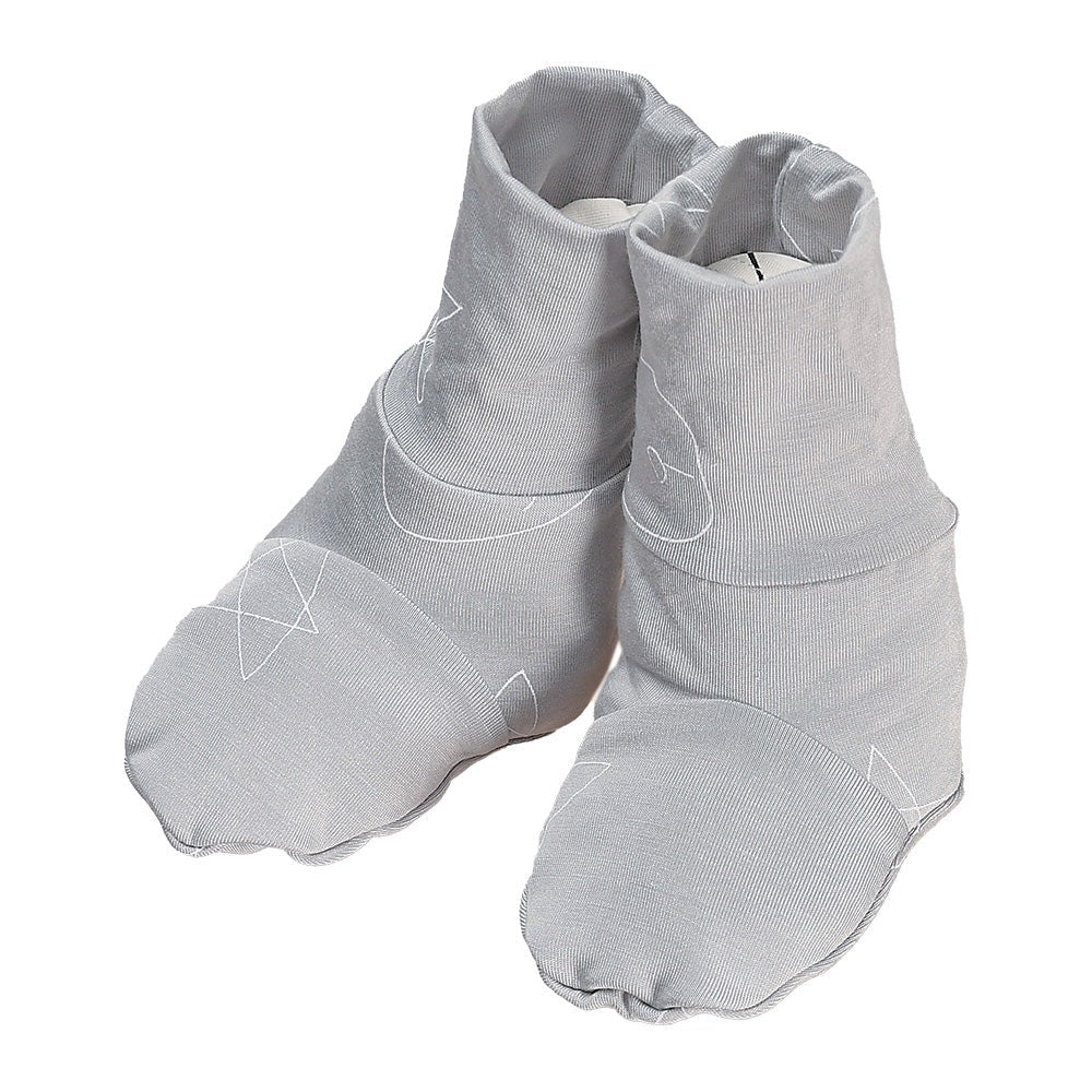 Baabaasheepz Cap Bib Booties Cute Big Star & Head Grey