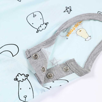 Baabaasheepz Romper Short Sleeve Sweet Dreams Baa Baa / Romper Pendek