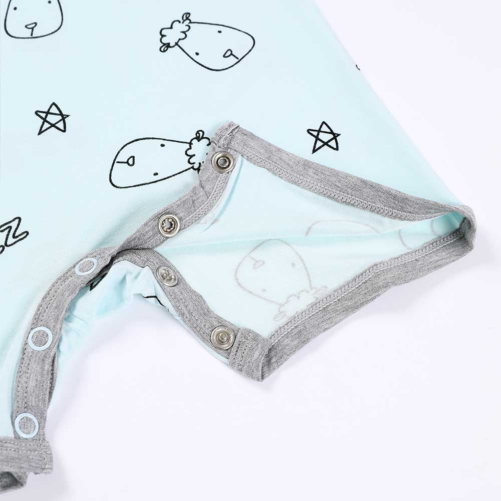 Baabaasheepz Romper Short Sleeve Sweet Dreams Baa Baa / Romper Pendek