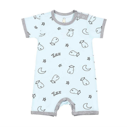Baabaasheepz Romper Short Sleeve Sweet Dreams Baa Baa / Romper Pendek