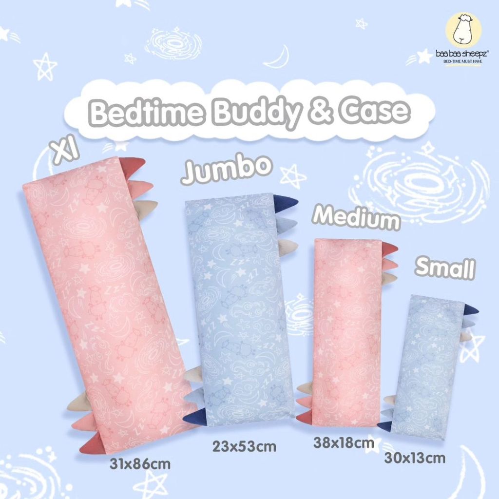 Baabaasheepz Buddy Case Baa Baa in the Universe S/M/L/XL / Sarung Bantal Anak