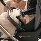 Hybrid Stroller Turn Slate Grey Black Bronze Brown Anodized Chassis (Include Raincover + Cup Holder + Front Armrest)