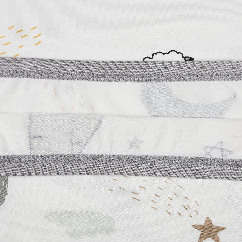 Baabaasheepz Pyjamas Set Goodnight Baa Baa White + Goodnight Baa Baa White