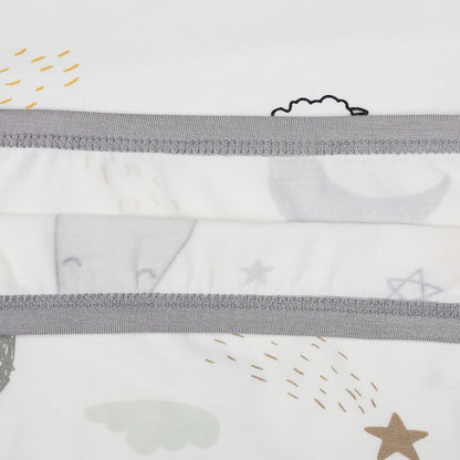 Baabaasheepz Pyjamas Set Goodnight Baa Baa White + Goodnight Baa Baa White