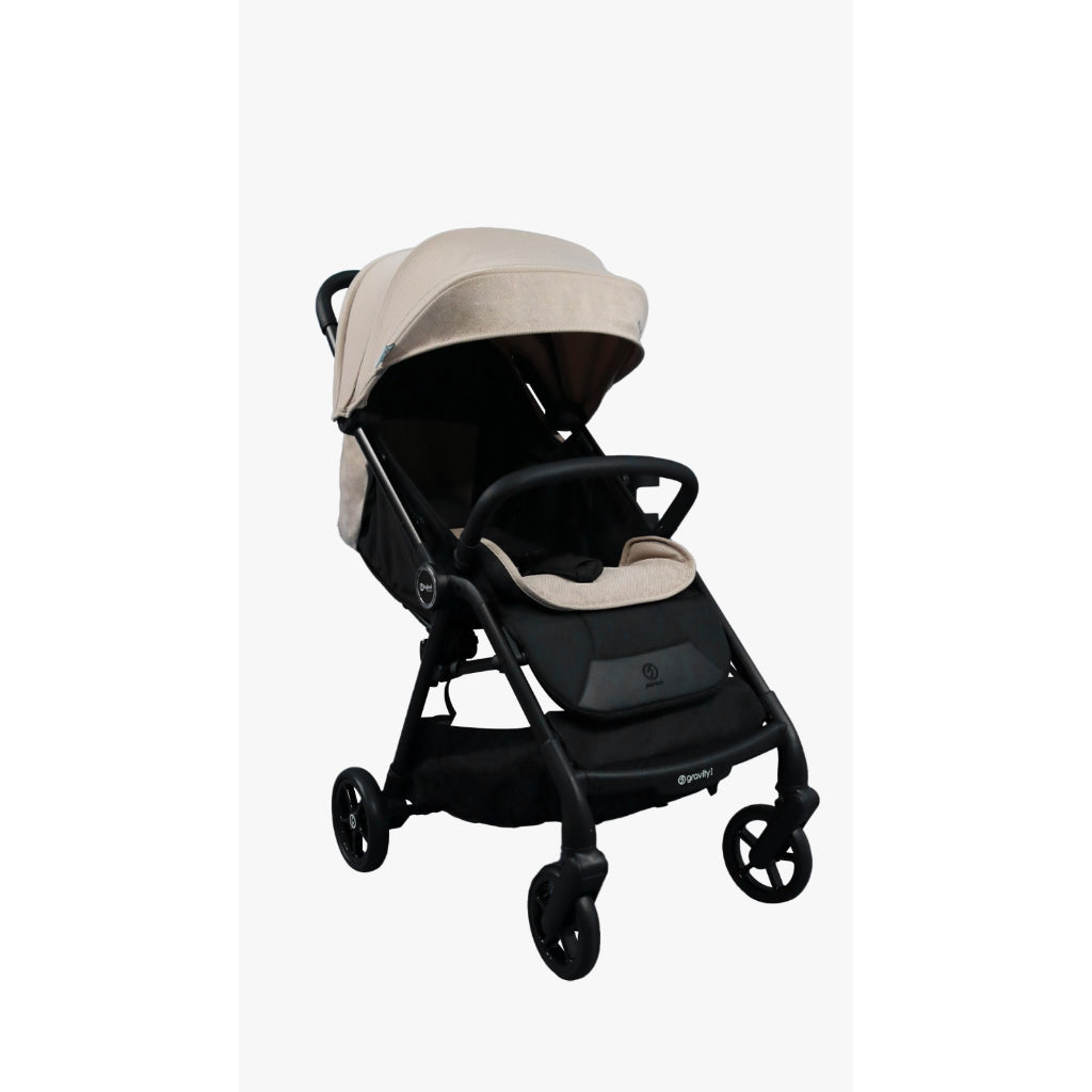 Hybrid Premium Gravity I Sand Breeze Black Chassic (Free Bag Stroller + Cup Holder) / Stroller Anak