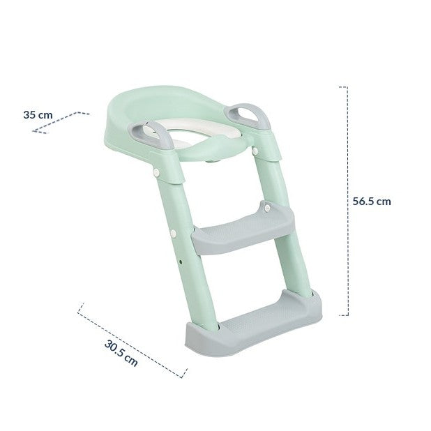 Kikkaboo Toilet seat with ladder Lea Mint