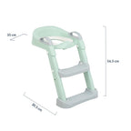 Kikkaboo Toilet seat with ladder Lea Mint