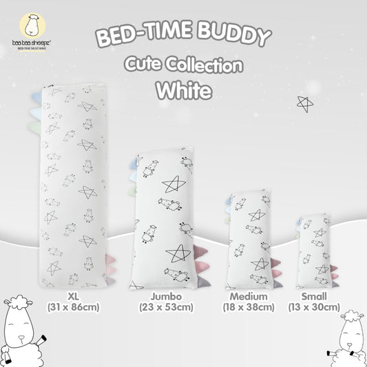 Baabaasheepz Bedtime Buddy Cute Big Star & Sheepz White (S/M/L/XL) / Bantal Anak /Bantal Bayi