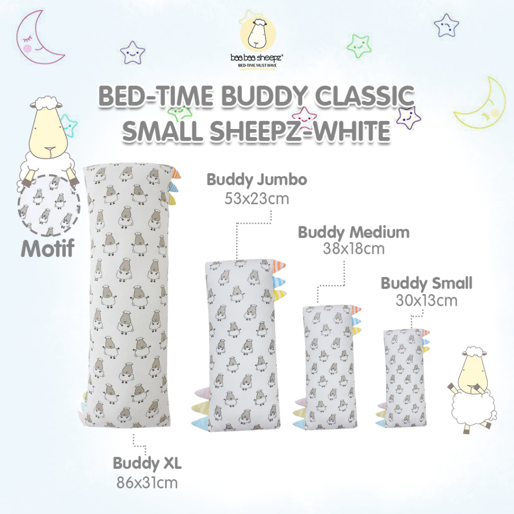 Baabaasheepz Bedtime Buddy Small Sheepz with Color & Stripe tag (S/M/L/XL)
