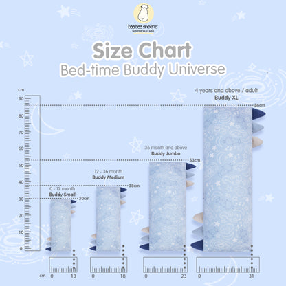 Baabaasheepz Buddy Case Baa Baa in the Universe S/M/L/XL / Sarung Bantal Anak