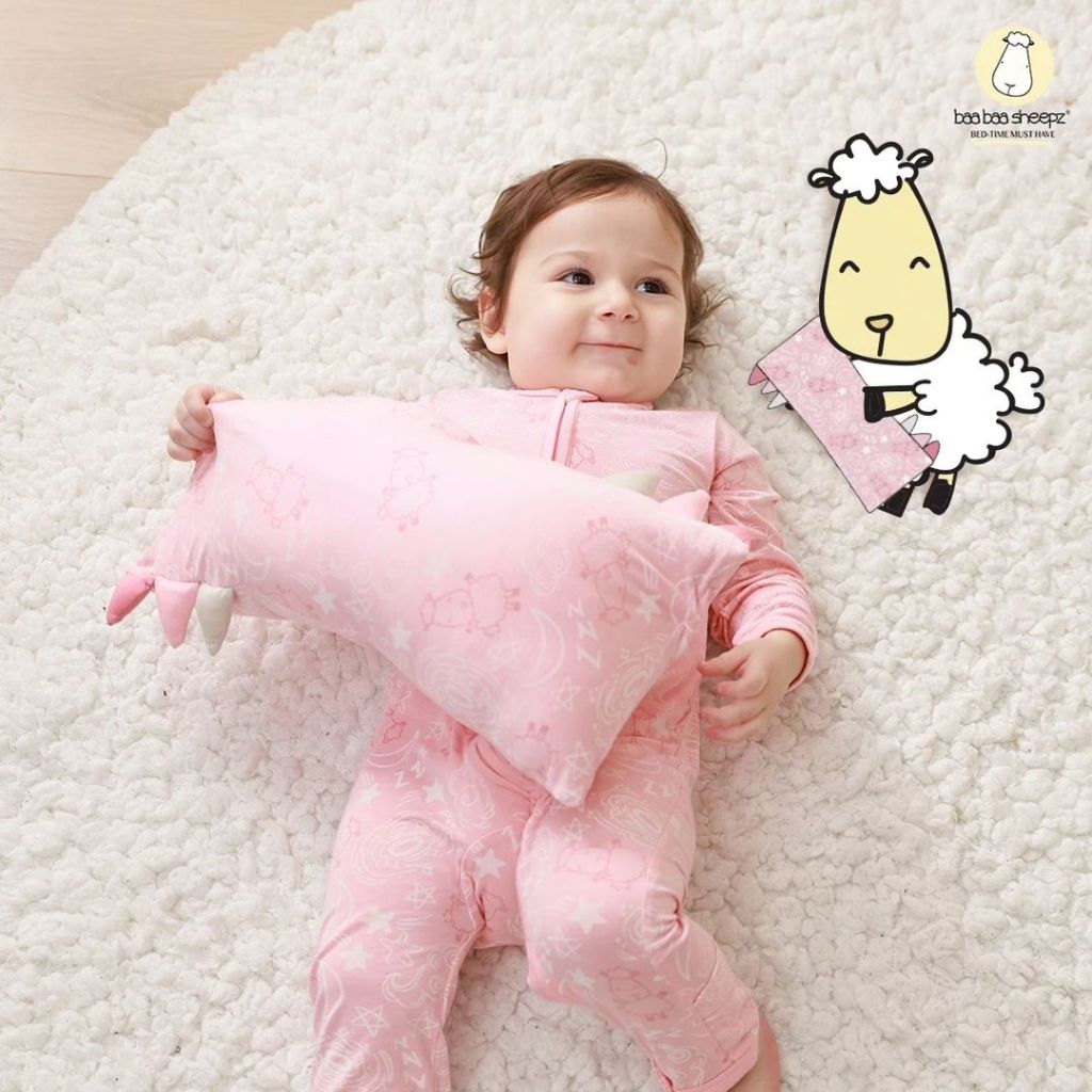 Baabaasheepz Pyjamas Set Short Sleeve Shirt + Pants Baa Baa in the Universe / Piyama Set Lengan Pendek Anak