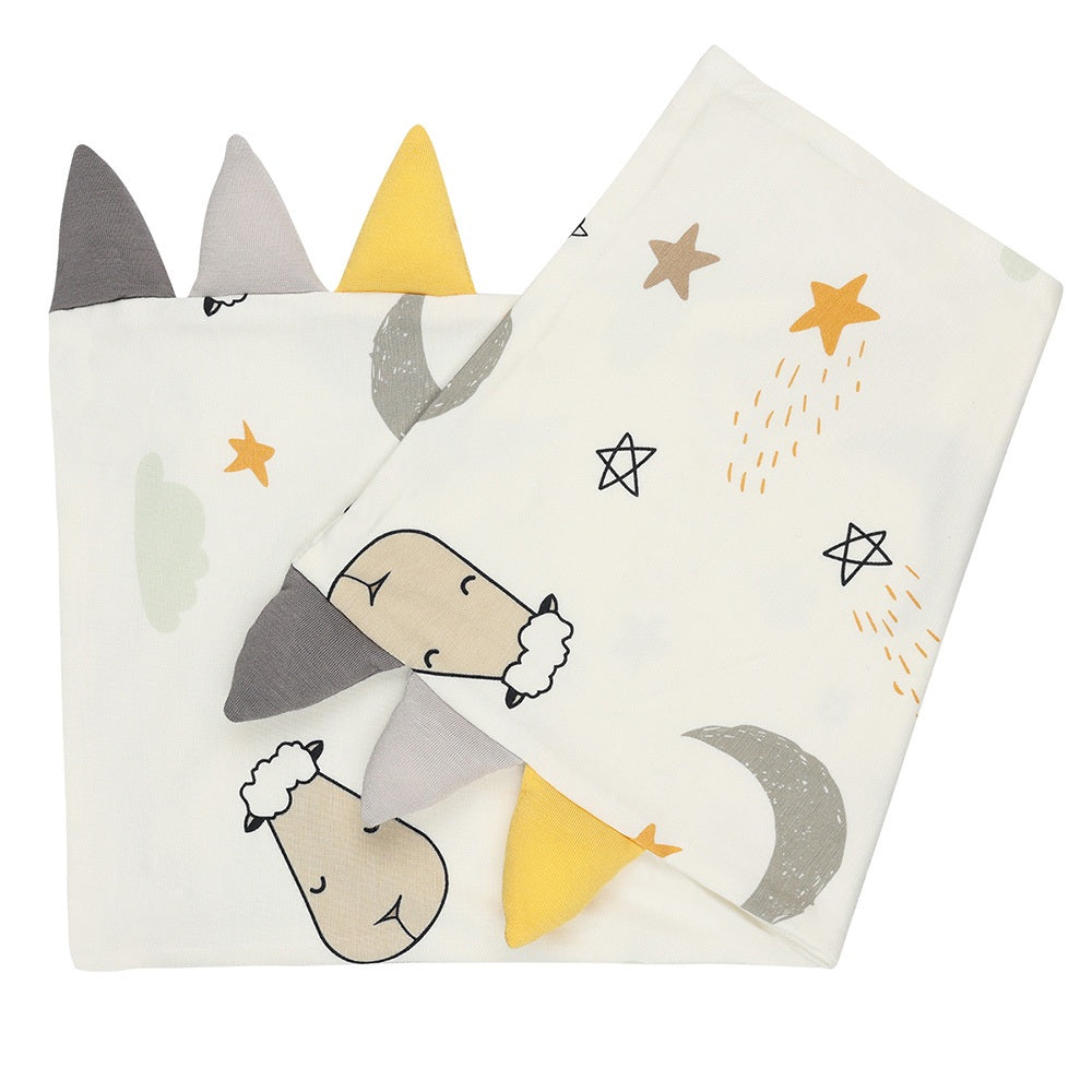 Baabaasheepz Bed-Time Buddy Case Goodnight Baa Baa White with Color tag