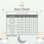 Baabaasheepz Pyjamas Set Goodnight Baa Baa White + Goodnight Baa Baa White