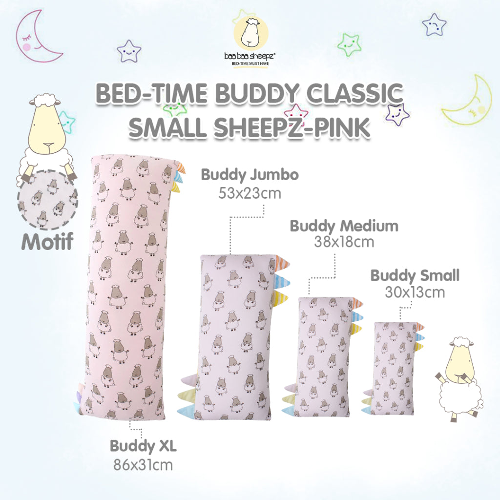 Baabaasheepz Bedtime Buddy Small Sheepz with Color & Stripe tag (S/M/L/XL)