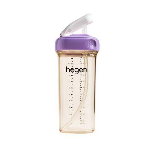 Hegen PCTO™ 330ml/11oz Straw Cup PPSU (Blue/Pink/Grey/Purple) available in 4 colours / Hegen Botol Minum Sedotan