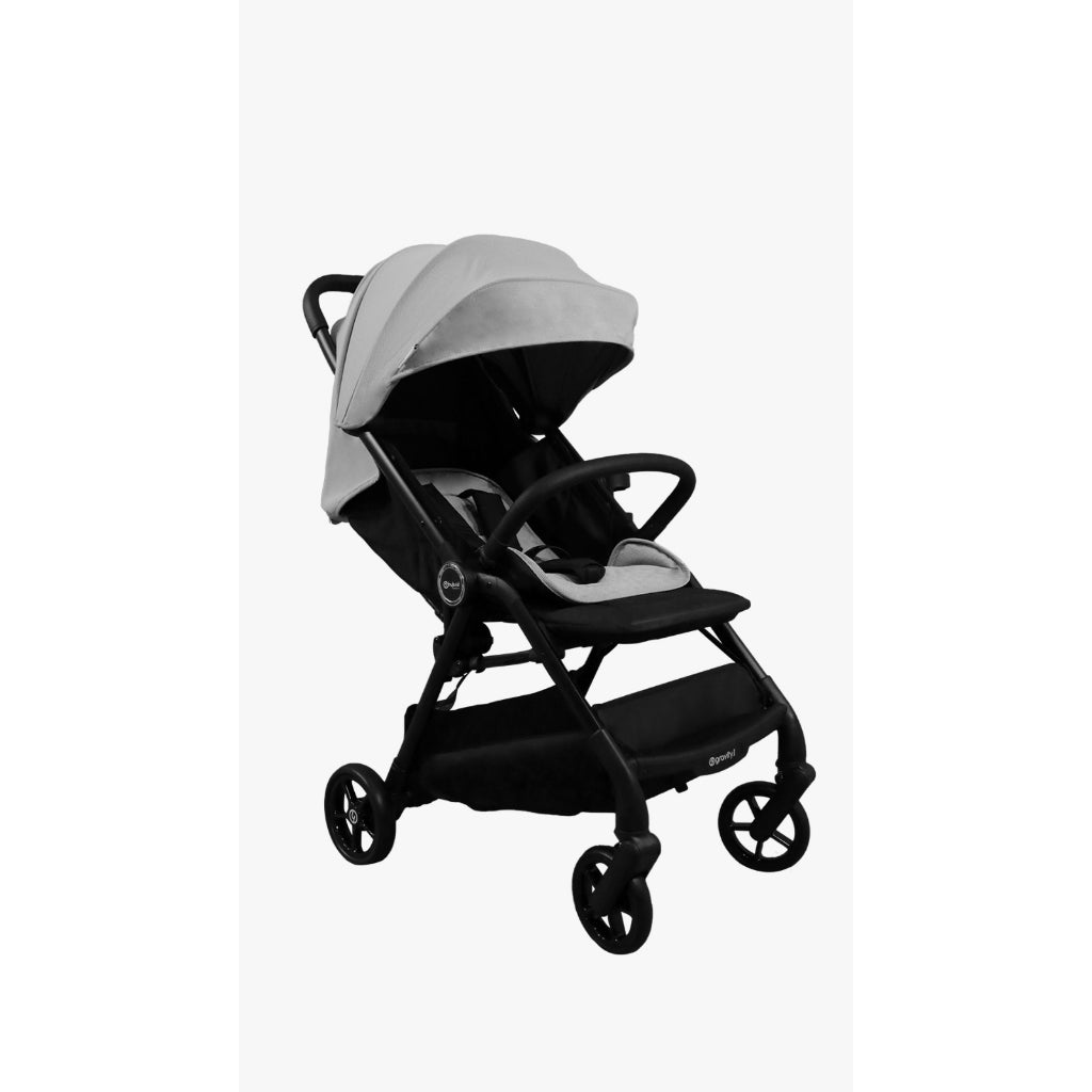 Hybrid Premium Gravity I City Grey Black Chassic (Free Bag Stroller + Cup Holder + ) / Stroller Anak