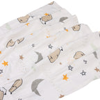 Baabaasheepz Tiered Dress Goodnight Baa Baa White