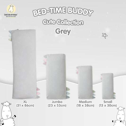 BedTime Buddy Cute Big Star & Head Grey Baa Baa Sheepz / Bantal Baa Baa Sheepz