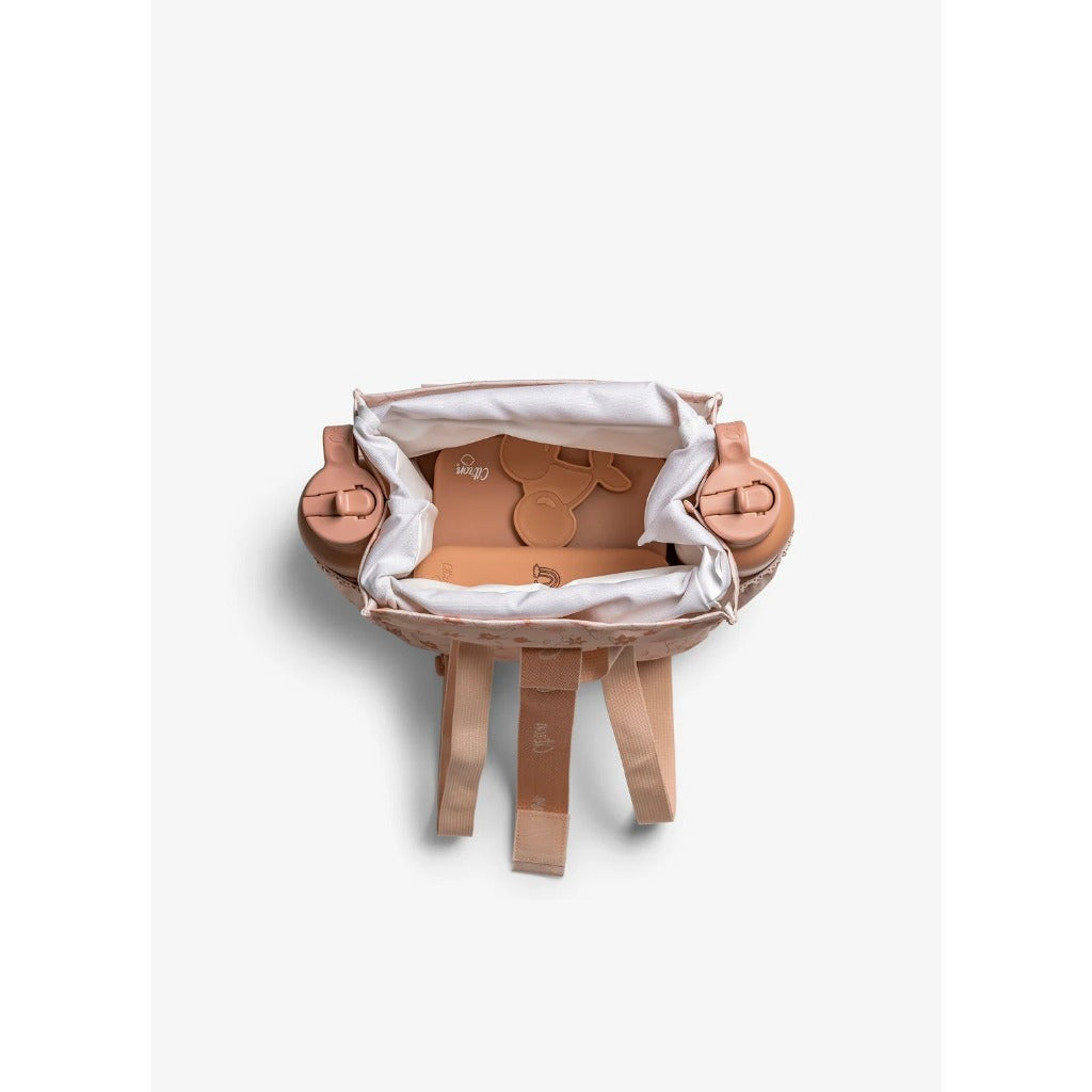 Citron Insulated Roll-up Lunch Bag - Blush pink
