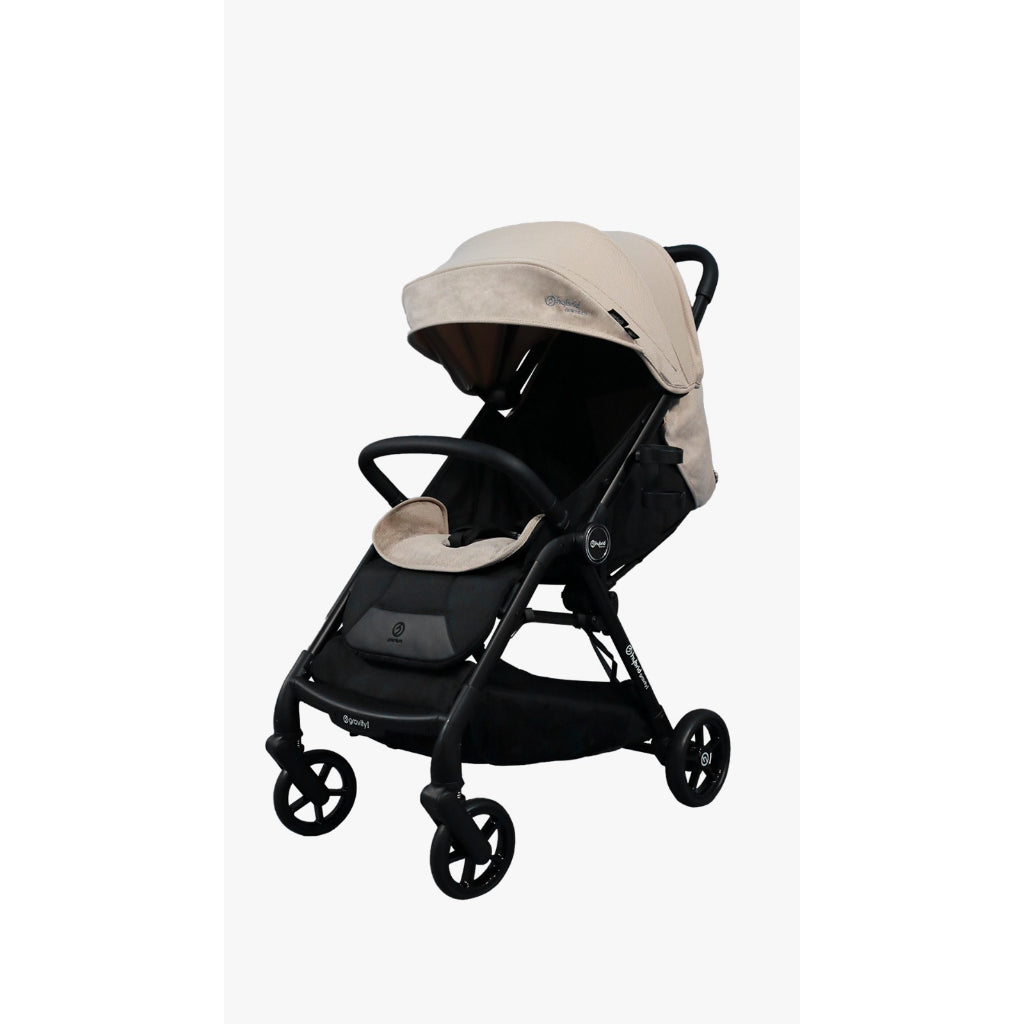 Hybrid Premium Gravity I Sand Breeze Black Chassic (Free Bag Stroller + Cup Holder) / Stroller Anak