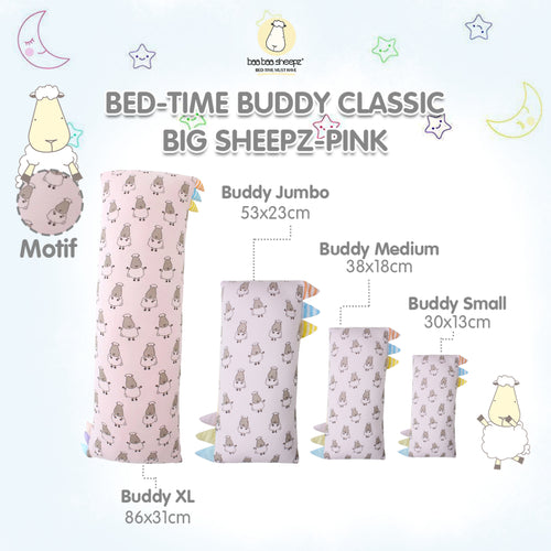 Baabaasheepz Bedtime Buddy Big Sheepz with Color & Stripe tag (S/M/L/XL)