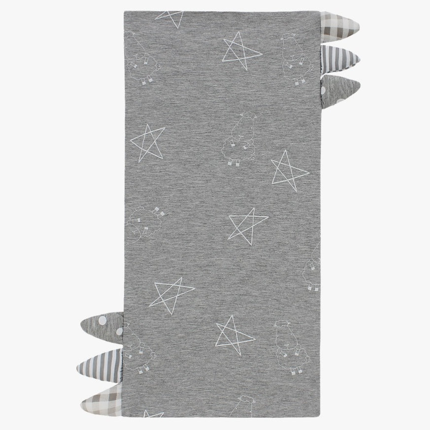 Bedtime Buddy Big Star Sheepz Grey / Bantal Anak Baa Baa Sheepz Big Star Sheepz