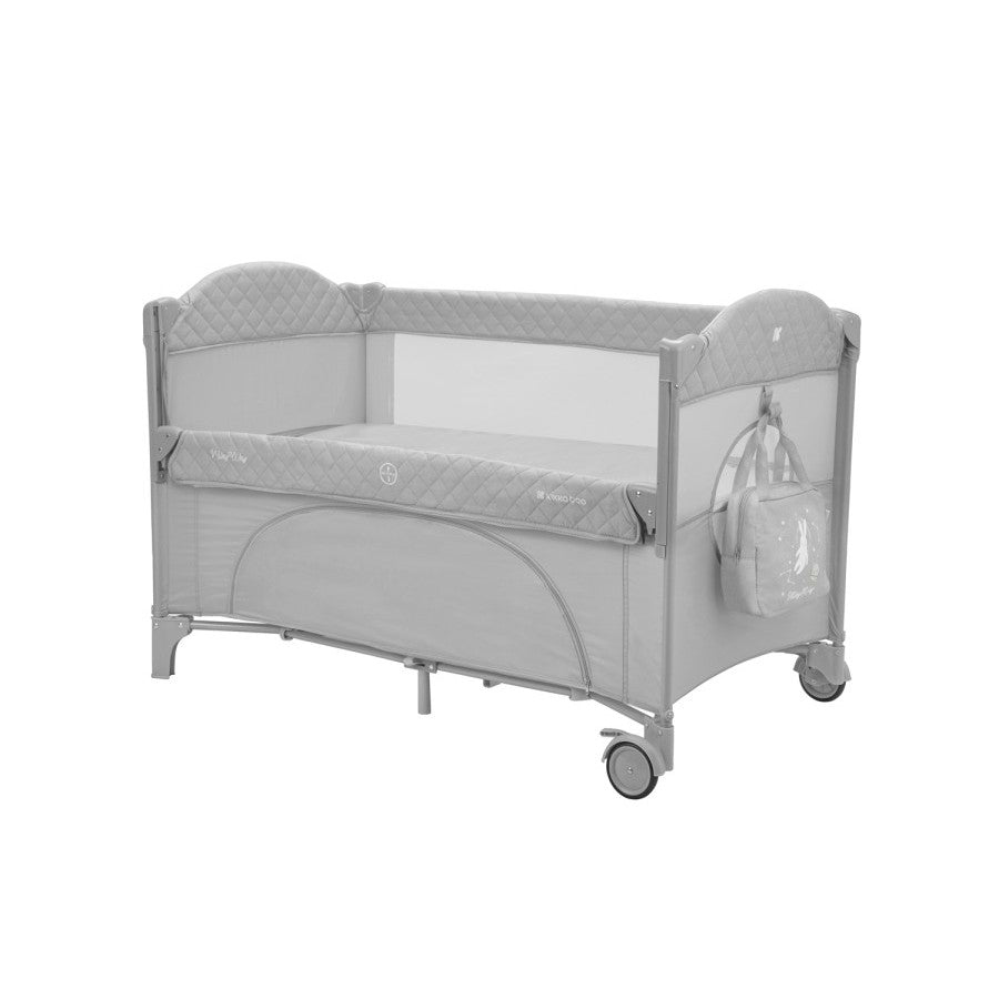 Kikkaboo Baby cot 2 levels Milky Way 2023 / Babycots Kikkaboo - GREY