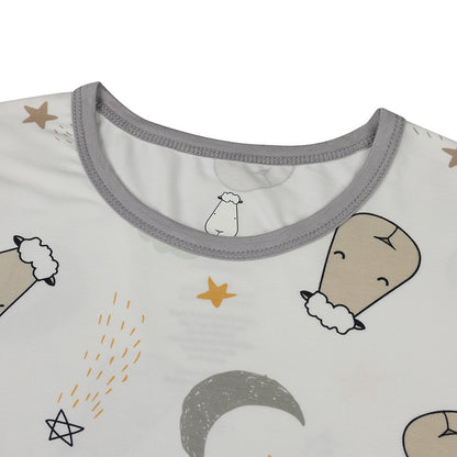 Baabaasheepz Pyjamas Set Goodnight Baa Baa White + Goodnight Baa Baa White